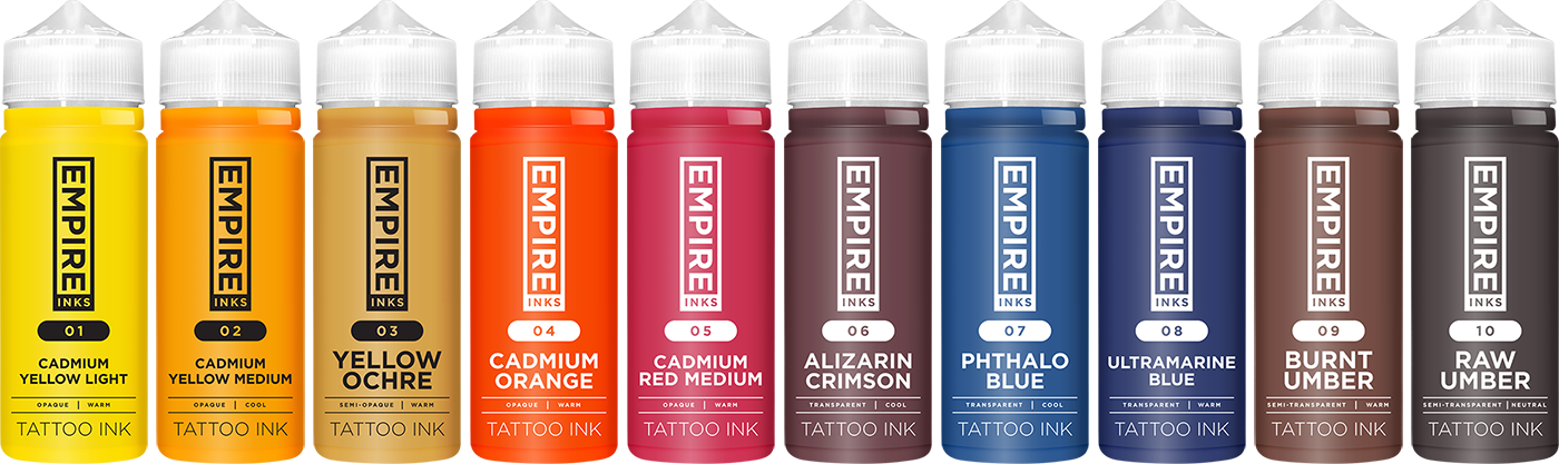 Empire Inks Color Series Tattoo Inks